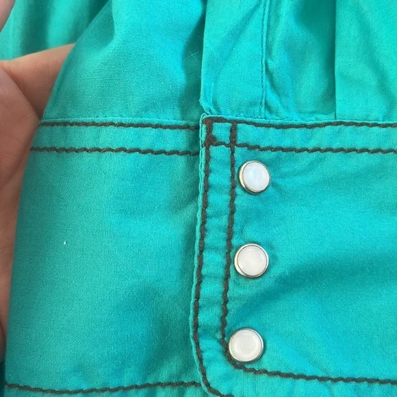 Ariat womens long sleeve button down cowgirl top XL - Picture 5 of 6